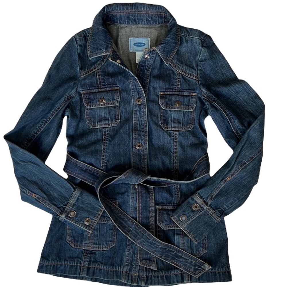 Old Navy vintage jean jacket Sz XS